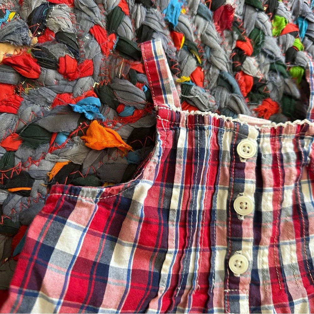 Lot Of 2 Toddler Dresses Size 18 Months OshKosh Plaid & Embroidered Polka Dot